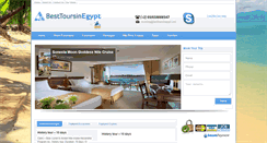 Desktop Screenshot of besttoursinegypt.com